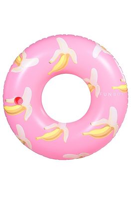 FUNBOY Banana Tube Float in Pink | REVOLVE