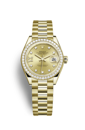 Rolex Lady-Datejust Watch: 18 ct yellow gold - M279138RBR-0006