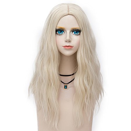 Probeauty Fairy Collection Ombre Dark Root 45CM Long Curly Women Lolita Anime Cosplay Wig