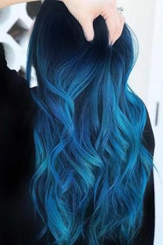 hair blue