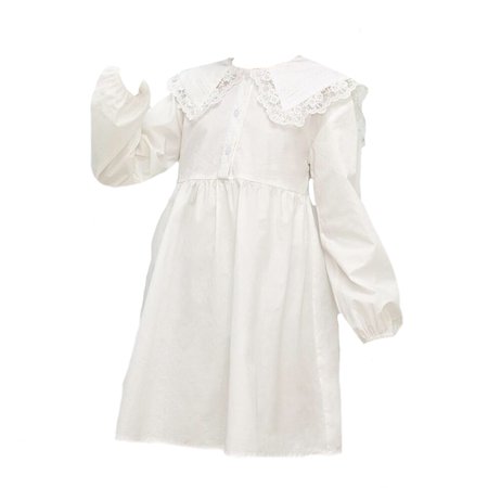 kids white dress