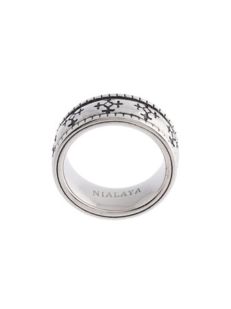 Nialaya Jewelry Enameled Ring - Farfetch