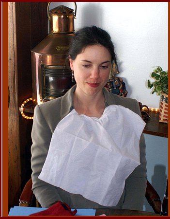 napkin bib woman - Google Search