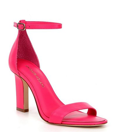 Antonio Melani Stacen Leather Block Heel Dress Sandals | Dillard's