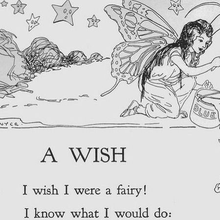I wish I were a fairy!