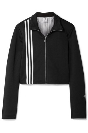 adidas Originals | TLRD striped stretch-jersey track jacket | NET-A-PORTER.COM