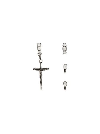 Dsquared2 crystal-embellished Cross Pendant Earring - Farfetch