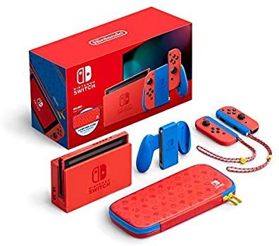 Amazon.com: Nintendo Switch - Mario Red & Blue Edition - Switch : Video Games
