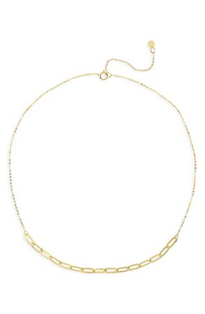 Adina's Jewels Round Chain Link Necklace | Nordstrom