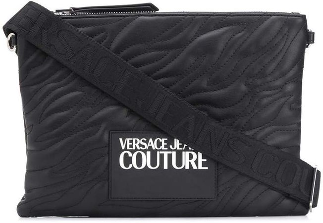 Quilted Logo Clutch Bag