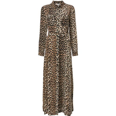 ganni leopard print maxi dress - Google Search