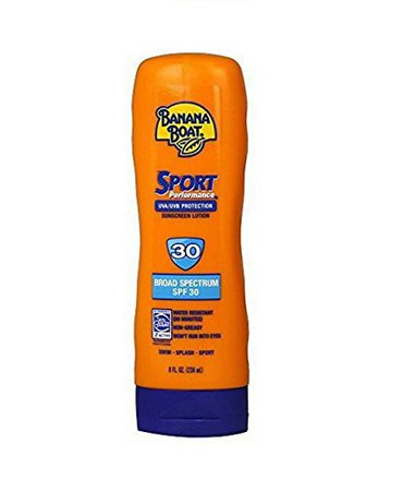 Amazon.com: Banana Boat Sport Performance Lotion Sunscreens with PowerStay Technology SPF 30, 8 Ounces: Beauty