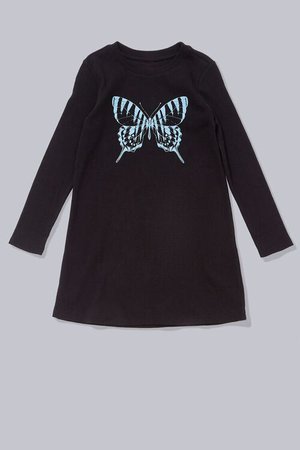 Girls Butterfly Graphic Dress (Kids)