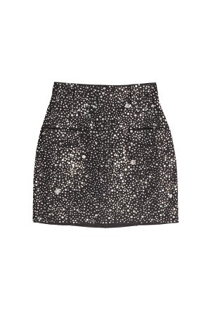Embellished Cotton Skirt Gr. FR 40