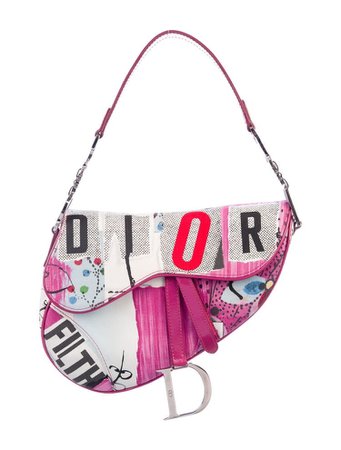 Dior mean girl themed saddle bag