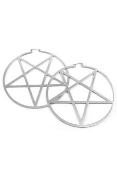 Killstar pentagram earrings