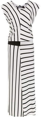 Gloria Coelho striped belted dress