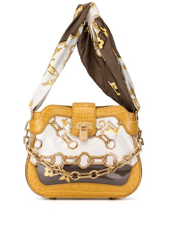 Louis Vuitton Pre-Owned Sac Fleur Shoulder Bag M95151 White | Farfetch