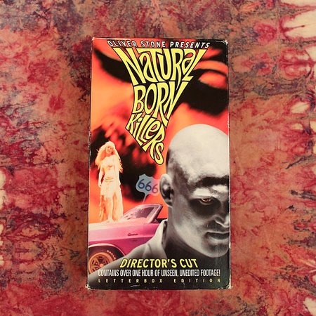 Natural Born Killers Double VHS 2 Tape Set Oliver Stone Video