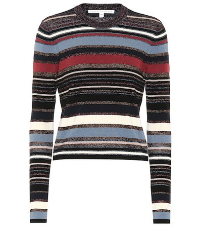 Palmas striped metallic sweater