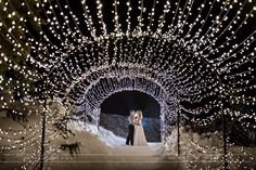 Night time lights at grouse mountain for this luxury wedding, photography by David & Sherry | Luxury wedding venues, Chicago wedding venues, Wedding photography