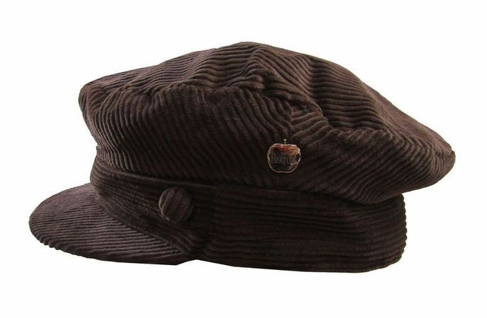 brown hat?