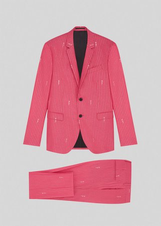 Versace GV Signature Pinstripe Suit for Men | UK Online Store