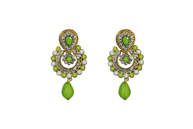 light green earrings - Google Search