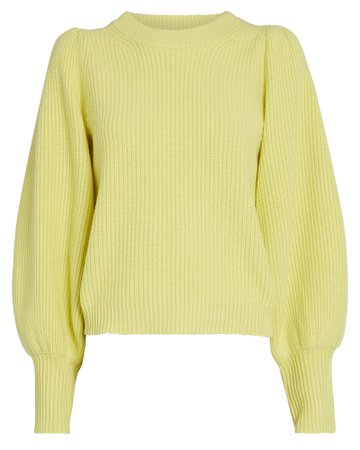 A.L.C. | Eliana Puff Sleeve Cashmere-Blend Sweater | INTERMIX®