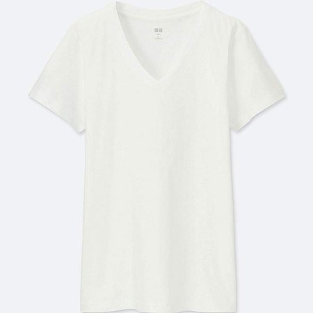 Women's Supima Cotton Jersey V-Neck Short-sleeve T-Shirt