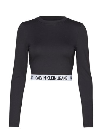 Calvin Klein Jeans Milano Ls Sleeve Top (Ck Black) (79.90 €) - Calvin Klein Jeans - | Boozt.com