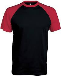 black and red raglan shirt - Google Search