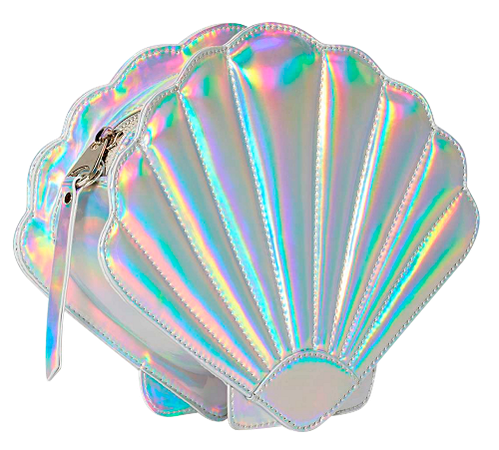 holographic shell bag
