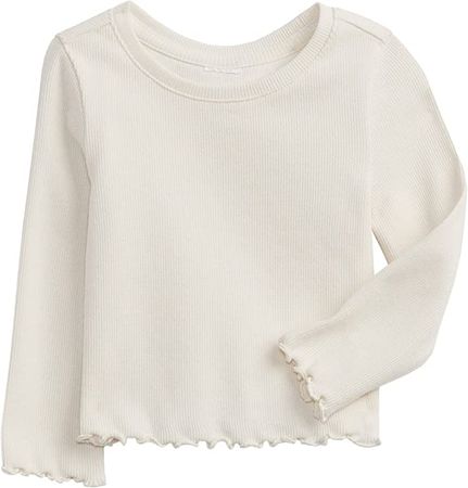 Amazon.com: GAP Baby Girls' Ribbed Knit Tee T-Shirt: Clothing, Shoes & Jewelry