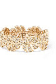 Sydney Evan | Large Love 14-karat gold diamond ring | NET-A-PORTER.COM