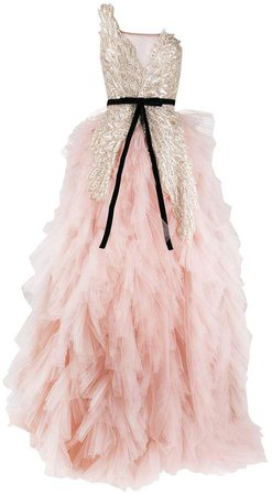 Loulou embellished wings ball gown
