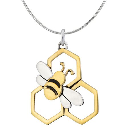 Honey Bee Sterling Necklace | The Rainforest Site