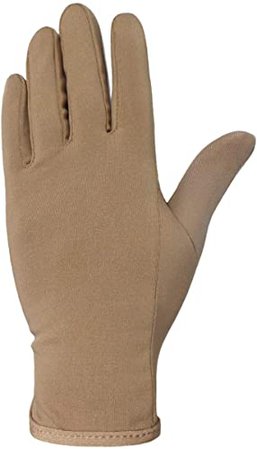 Amazon.com: Figure Skating Gloves For Competition and Practice with Gel Wrist Protection (Extra Small, Beige): Clothing