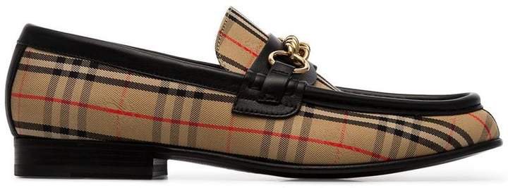 Moorley chain detail fabric loafers