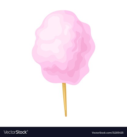 Candy floss iconcartoon icon Royalty Free Vector Image