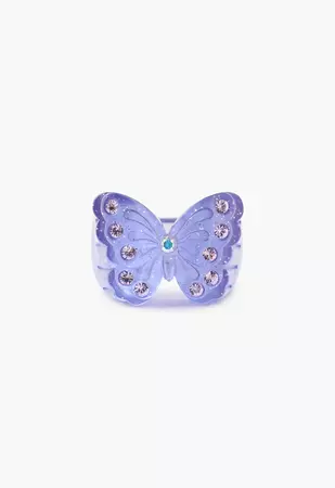 Butterfly Ring Periwinkle – Anna Sui