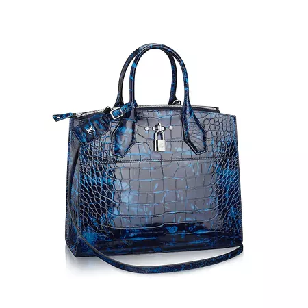 City Steamer MM Crocodilien Brillant - Handbags | LOUIS VUITTON