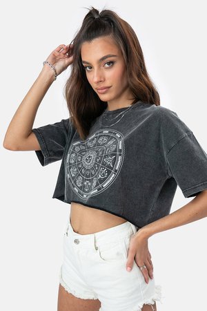 Zodiac Cropped T-Shirt – Adika