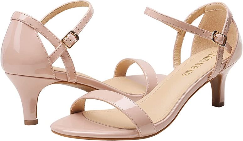 Amazon.com | DREAM PAIRS Women's Lexii Fashion Stilettos Open Toe Pump Heel Sandals | Heeled Sandals