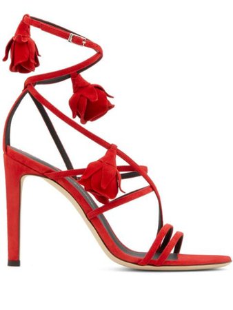 Giuseppe Zanotti Danse Du Feu Strappy Sandals E000129001 Red | Farfetch