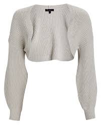 bolero sweater tan knit - Google Search