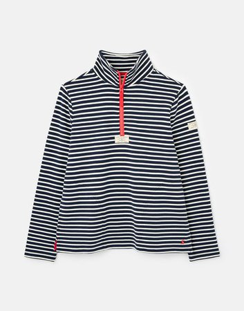 Pip null Casual Half Zip Sweatshirt , Size US 6 | Joules US black