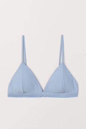 Triangle Bikini Top - Blue