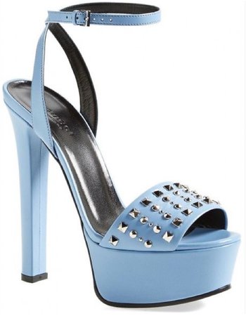 gucci blue platform shoes