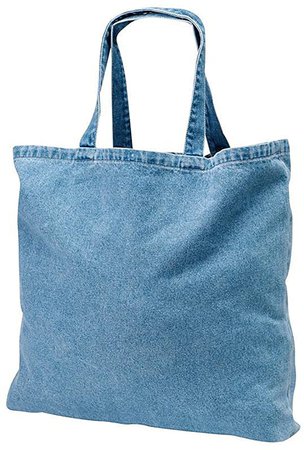 Amazon.com: 12 PACK - Heavy Duty Cotton Washed Denim Tote Bag Customizable Wholesale Tote Bags Reusable Tote Bags Bulk, Arts and Craft Vinyl Heat Embroidery Bags Shopping Grocery Denim Tote Bags in Bulk - TF270: Kitchen & Dining